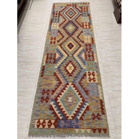 A64304 Kilim étnico afghano 2,52X0,82